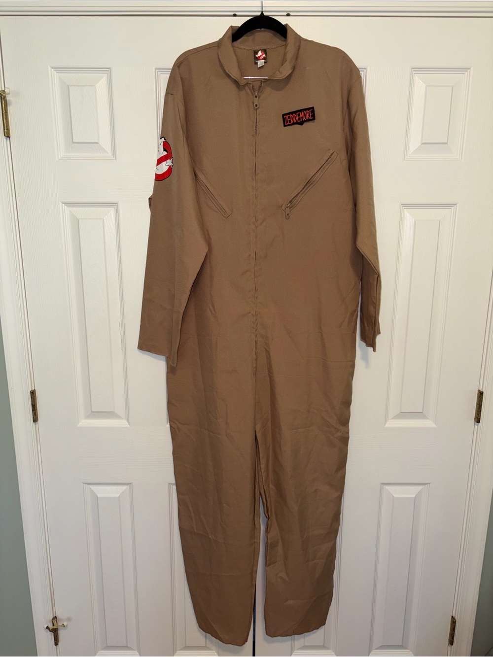 Ghostbusters Zeddemore Patch One Piece Jumpsuit Costume Adult Standard